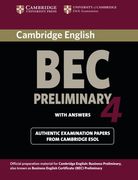 Cambridge bec 4 Preliminary Student's Book With Answers: Examination Papers From University of Cambridge Esol Examinations (Bec Practice Tests) (en Inglés)