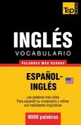 Vocabulario Español-Inglés Americano - 9000 Palabras más Usadas