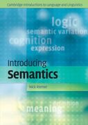 Introducing Semantics Paperback (Cambridge Introductions to Language and Linguistics) 