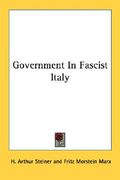 government in fascist italy (en Inglés)