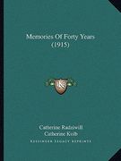 memories of forty years (1915)