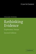 Rethinking Evidence: Exploratory Essays (Law in Context) (en Inglés)