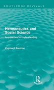 hermeneutics and social science,approaches to understanding