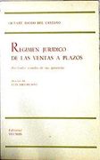 Régimen Jurídico de las Ventas a Plazos,