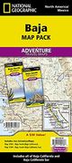 Baja: Map Pack - National Geographic Adventure Map (en Inglés)