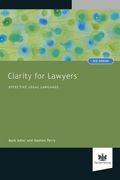Clarity for Lawyers: Effective Legal Language (Paperback) (en Inglés)