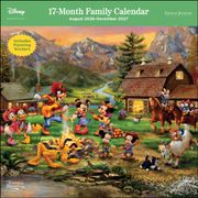 Disney Dreams by Thomas Kinkade Studios 17-Month 2026-2027 Family Wall Calendar (en Inglés)