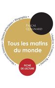 Fiche de lecture Tous les matins du monde (Étude intégrale) (en Francés)