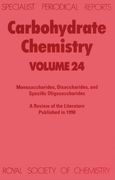 carbohydrate chemistry: volume 24 (en Inglés)