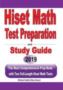 HiSET Math Test Preparation and study guide: The Most Comprehensive Prep Book with Two Full-Length HiSET Math Tests (en Inglés)