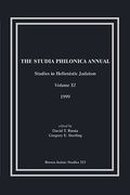 the studia philonica annual, xi, 1999