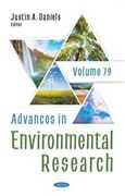 Advances in Environmental Research (en Inglés)