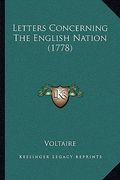 letters concerning the english nation (1778)