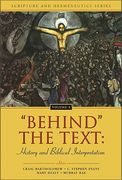 behind the text: history and biblical interpretation (en Inglés)