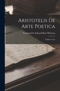 Aristotelis de Arte Poetica: Vahlen's Text