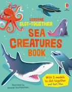 Slot-Together sea Creatures Book: An Interactive Craft Book With Pop-Out Models for Kids to Build Featuring Dolphins, Sharks, Turtles, and More (en Inglés)