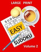 Large Print Sudoku Easy Sudoku Volume 2: Easy Sudoku Puzzle Book Large Print Sudoku for Seniors, Elderly, Beginners, Kids (en Inglés)