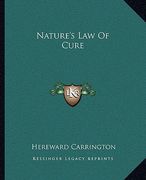 nature's law of cure (en Inglés)