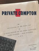 Private Compton: My Experiences in the World War Or A Brief History of the Third Battalion 111th Infantry - 28th Division A. E. F. (en Inglés)