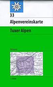 Tuxer Alpen: Skirouten - Topographische Karten 1: 50. 000 (en Alemán)