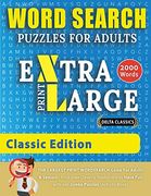 Word Search Puzzles Extra Large Print for Adults - Classic Edition - Delta Classics - the Largest Print Wordsearch Game for Adults and Seniors - Find. Book) (Word Searches in Large Print) 