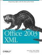 office 2003 xml (en Inglés)