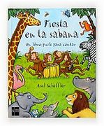 fiesta en la sabana/ feast in the savanna,un libro puzle para contar