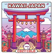 Cosy Colo - Kawaii Japan. A creative colouring book to explore the cosy charm of Japan — from cherry blossoms to karaoke, bento feasts to onsen bliss! (en Inglés)