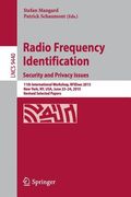 Radio Frequency Identification: 11th International Workshop, Rfidsec 2015, New York, Ny, Usa, June 23-24, 2015, Revised Selected Papers (en Inglés)