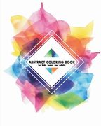 Abstract coloring book: Relaxing and simple designs, calmness book for kids, teens and adults (en Inglés)