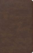 KJV Single-Column Compact Bible, Brown Leathertouch (en Inglés)
