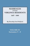 marriages of some virginia residents, vol. iv