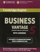 Cambridge English Business 5 Vantage Student's Book With Answers (Bec Practice Tests) (en Inglés)