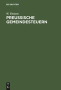 Preußische Gemeindesteuern (en Alemán)