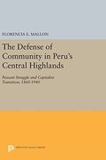 The Defense of Community in Peru's Central Highlands: Peasant Struggle and Capitalist Transition, 1860-1940 (Princeton Legacy Library)