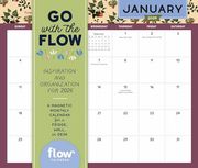 Go With the Flow: Inspiration and Organization for 2026: A Magnetic Monthly Calendar for Fridge, Wall, or Desk (en Inglés)