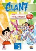 Clan 7-¡Hola Amigos! 1 - Student Print Edition Plus 1 Year Online Premium Access (All Digital Included) [With CDROM] (en Inglés)