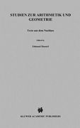 Studien Zur Arithmetik Und Geometrie: Texte Aus Dem Nachlass (1886-1901) (en Alemán)