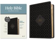 KJV Wide Margin Bible, Filament-Enabled Edition (Hardcover Leatherlike, Ornate Tile Black, Red Letter)