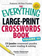 the everything large-print crosswords book (en Inglés)