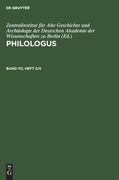 Philologus (en Alemán)