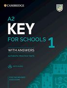 A2 key for Schools 1 for the Revised 2020 Exam Student's Book With Answers With Audio With Resource Bank (Ket Practice Tests) (en Inglés)