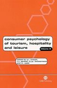 consumer psychology of tourism, hospitality and leisure: volume 3 (en Inglés)