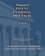 Manual of Patent Examining Procedure (Vol.4)