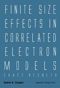 Finite Size Effects in Correlated Electron Models: Exact Results (en Inglés)