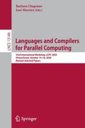 Languages and Compilers for Parallel Computing: 33rd International Workshop, Lcpc 2020, Virtual Event, October 14-16, 2020, Revised Selected Papers