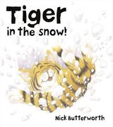 tiger in the snow!