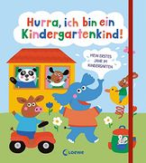 Hurra, ich bin ein Kindergartenkind! Mein Erstes Jahr im Kindergarten - Eintrag- und Erinnerungsbuch zum Kindergartenstart - Geschenk für Kindergartenkinder ab 3 Jahren (Eintragbücher) (en Alemán)