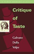 Critique of Taste (Verso Modern Classics) (en Inglés)
