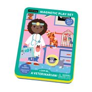 Mudpuppy i can be. A Veterinarian! Magnetic Play set From, Includes 2 Brightly Illustrated Background Scenes and 45+ mix and Match Magnets, Perfect for Travel Activities on the Go! , Ages 4+